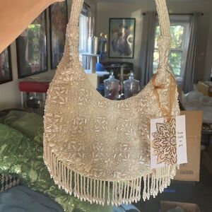 NWT Viral Made in India Beaded Bag